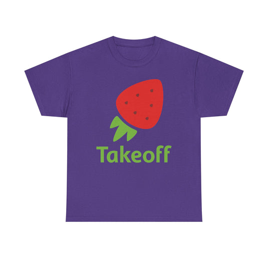 Takeoff Technologies T-Shirt Bankrupt Grocery Tech Company Defunct Logo Tee