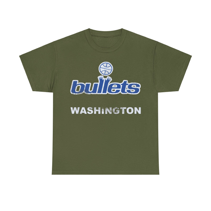 Load image into Gallery viewer, Washington Bullets Blue Logo Basketball Nostalgic Retro T-shirt
