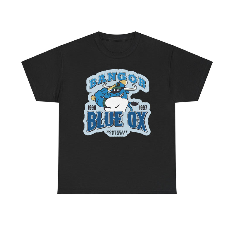 Load image into Gallery viewer, Bangor Blue Ox Maine Northeast League Baseball 1996-1997 T-shirt
