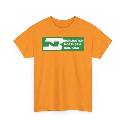 Burlington Northern Railroad Vintage Train Railway Logo T-Shirt