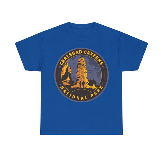 Carlsbad Caverns National Park New Mexico Round Logo T-shirt