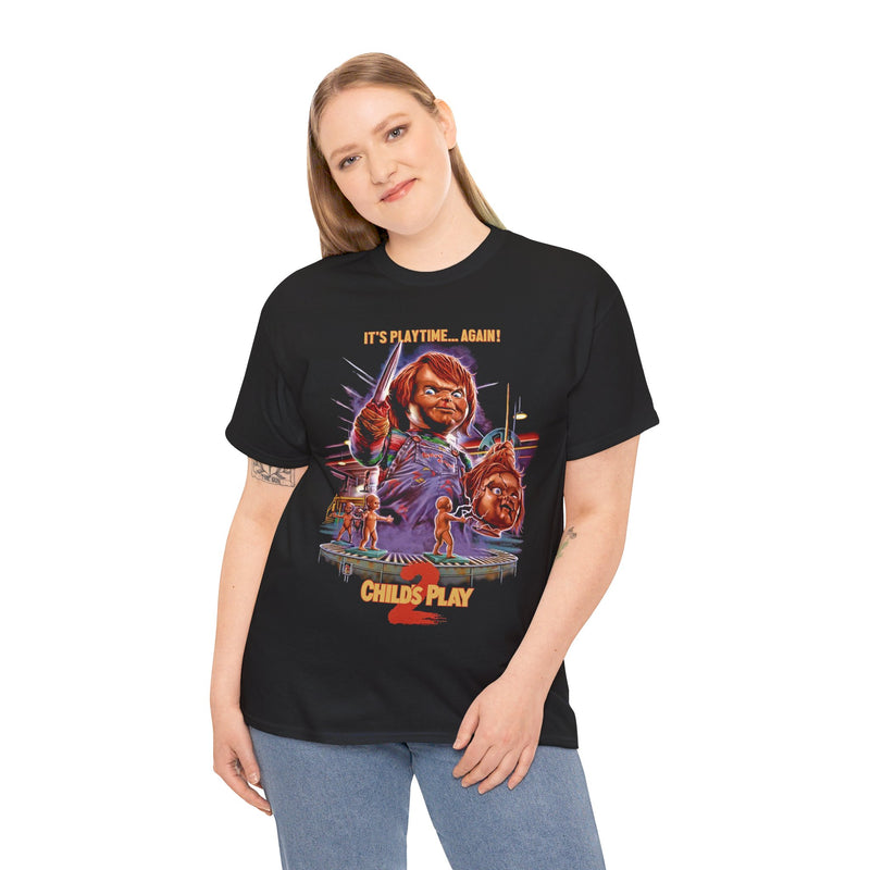 Load image into Gallery viewer, Childs Play 2 Chuckie Horror Movie T-shirt
