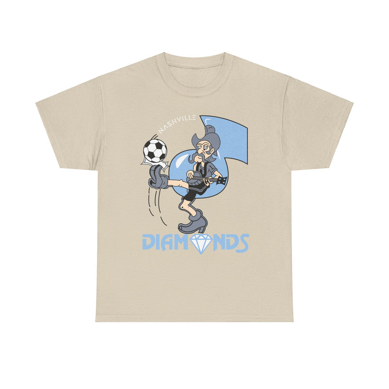 Load image into Gallery viewer, Nashville Diamonds Tennessee American Soccer League 1982 T-shirt
