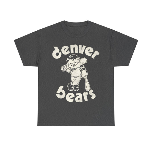 Denver Bears White Logo Nostalgic Retro Baseball Team T-shirt