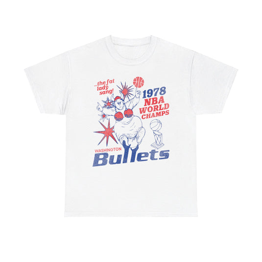 Washington Bullets 1978 World Champs Basketball T-shirt