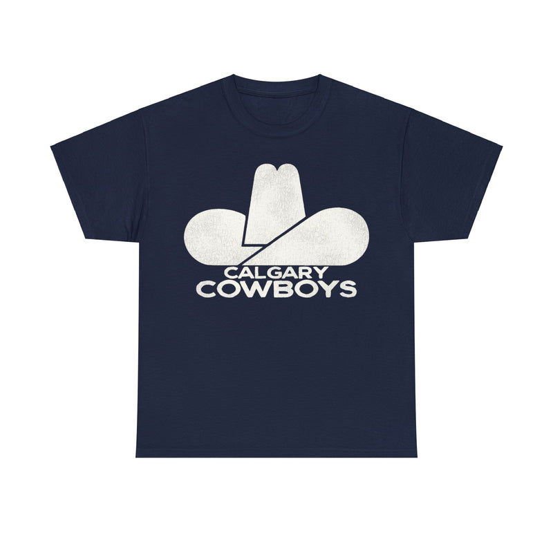 Load image into Gallery viewer, Calgary Cowboys Hockey Team Nostalgic Logo T-shirt
