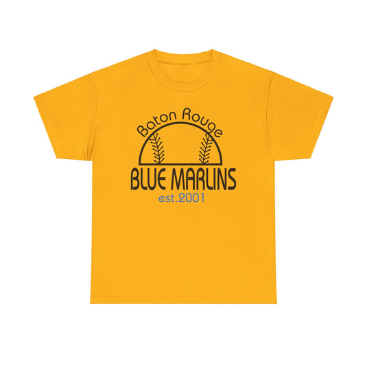 Baton Rouge Blue Marlins Louisiana Nostalgic Baseball 2001 T-shirt