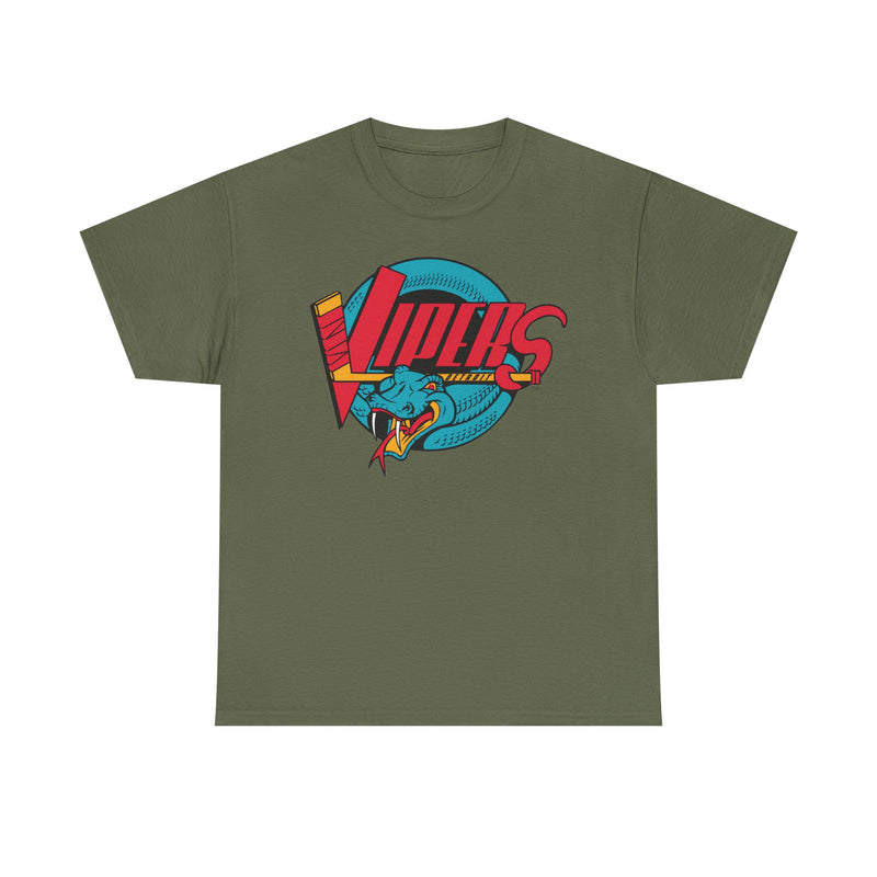 Load image into Gallery viewer, Detroit Vipers Logo Michigan Hockey Team T-shirt
