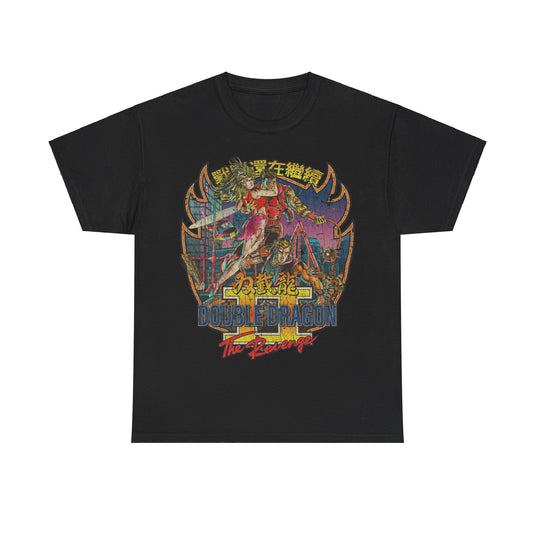 Double Dragon II The Revenge 1988 Video Game T-shirt