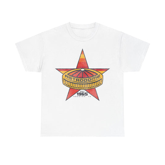 Houston Astrodome Nostalgic Retro Baseball Stadium T-shirt