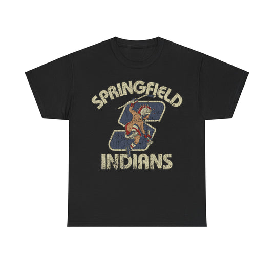 Springfield Indians Hockey 1974 Nostalgic T-shirt