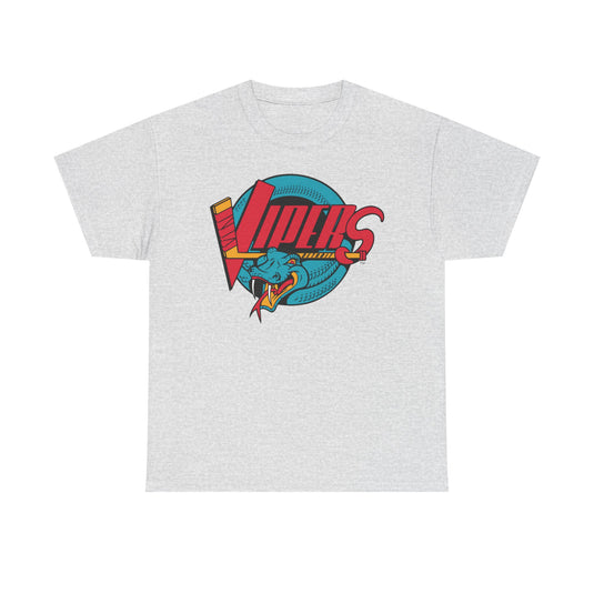 Detroit Vipers Logo Michigan Hockey Team T-shirt
