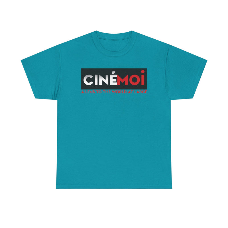 Load image into Gallery viewer, Cinemoi A Lens To The World At Large Logo Graphic T-Shirt Rare Defunct Brand Tee
