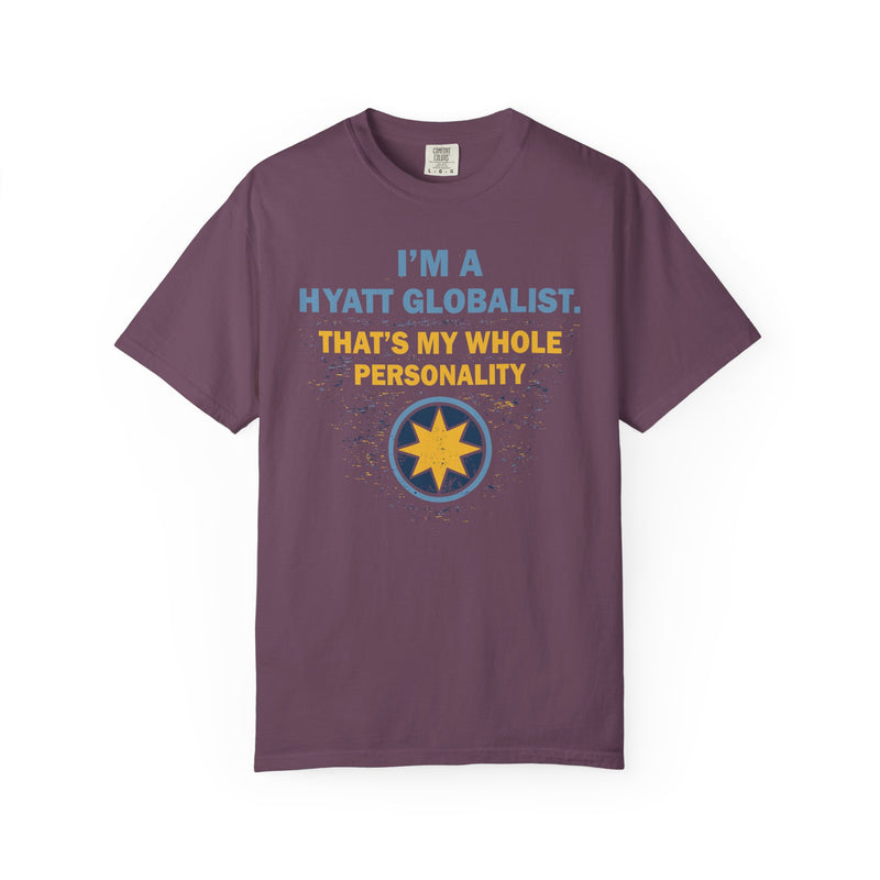 Load image into Gallery viewer, Hyatt Globalist Personality Credit Card Points Miles Travel T-shirt
