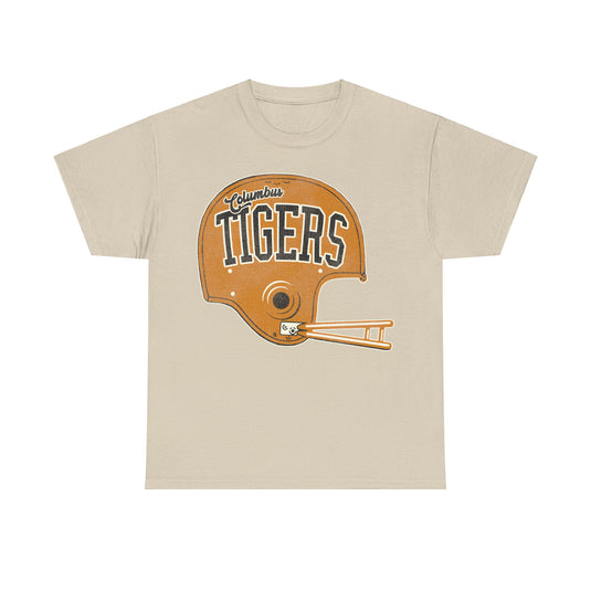 Columbus Tigers Retro Nostalgic Football T-shirt