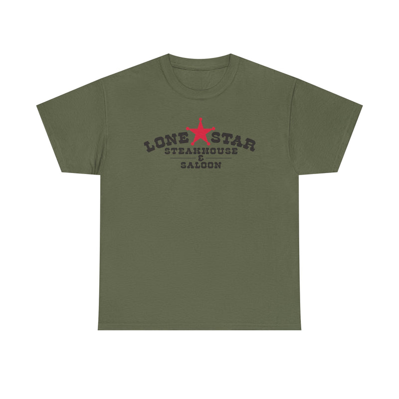 Load image into Gallery viewer, Lone Star Steakhouse T-Shirt - Restaurant Industry Bankrupt Logo Tee

