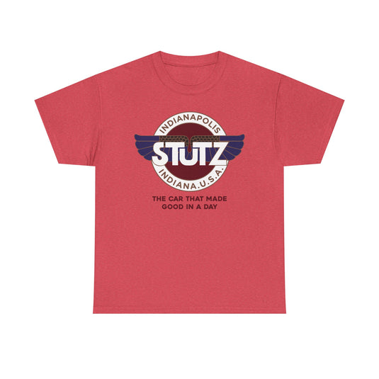Stutz The Car That Made Good In A Day Indianapolis Logo T-shirt