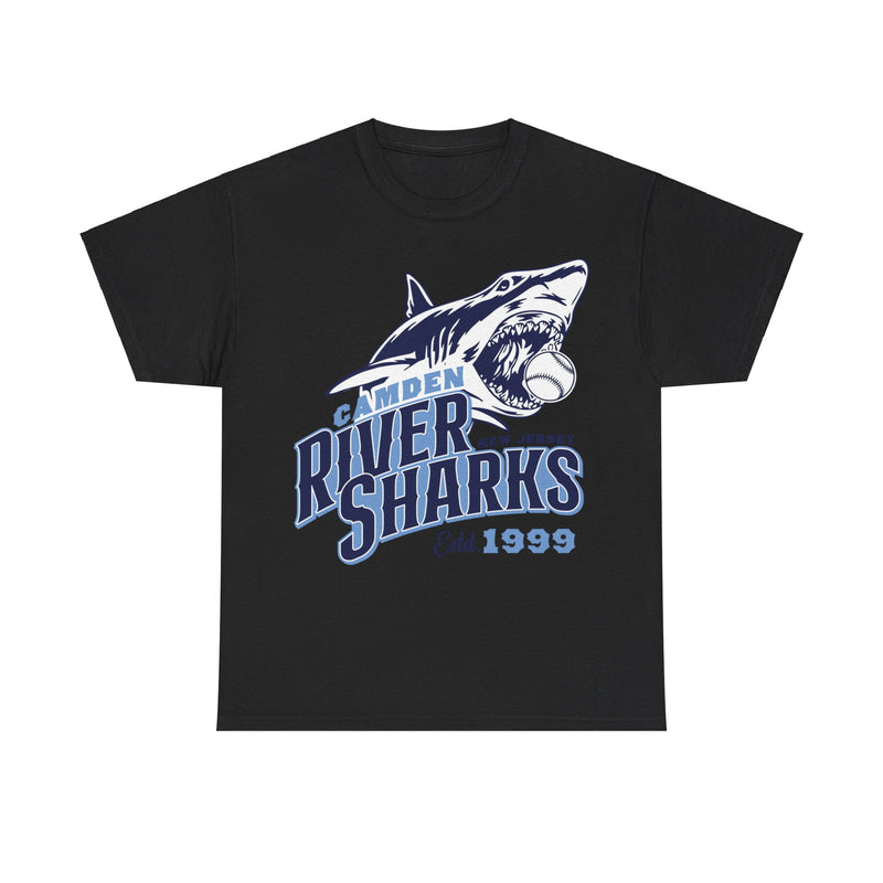 Load image into Gallery viewer, Camden Riversharks Est 1999 New Jersey Baseball Team T-shirt
