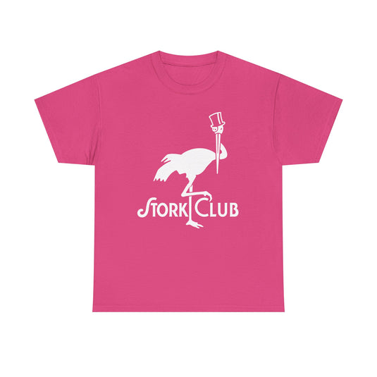 Stork Club T-Shirt - Nightclub Restaurant Industry Defunct Logo Tee