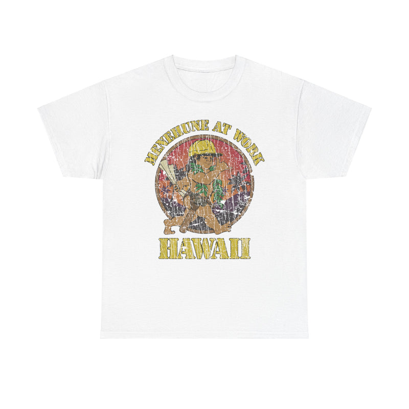 Load image into Gallery viewer, Menehune at Work Hawaii Nostalgic T-shirt
