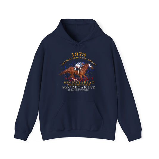 Triple Crown Champion Secretariat 1973 Nostalgic Pullover Hoody