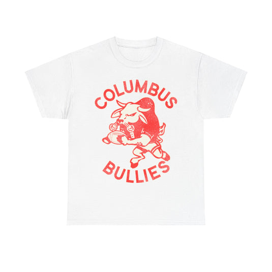 Columbus Bullies Retro Nostalgic Football T-shirt