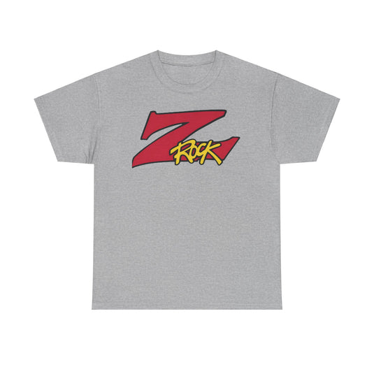 Z Rock 1986 Metal Radio Station Music Logo T-shirt