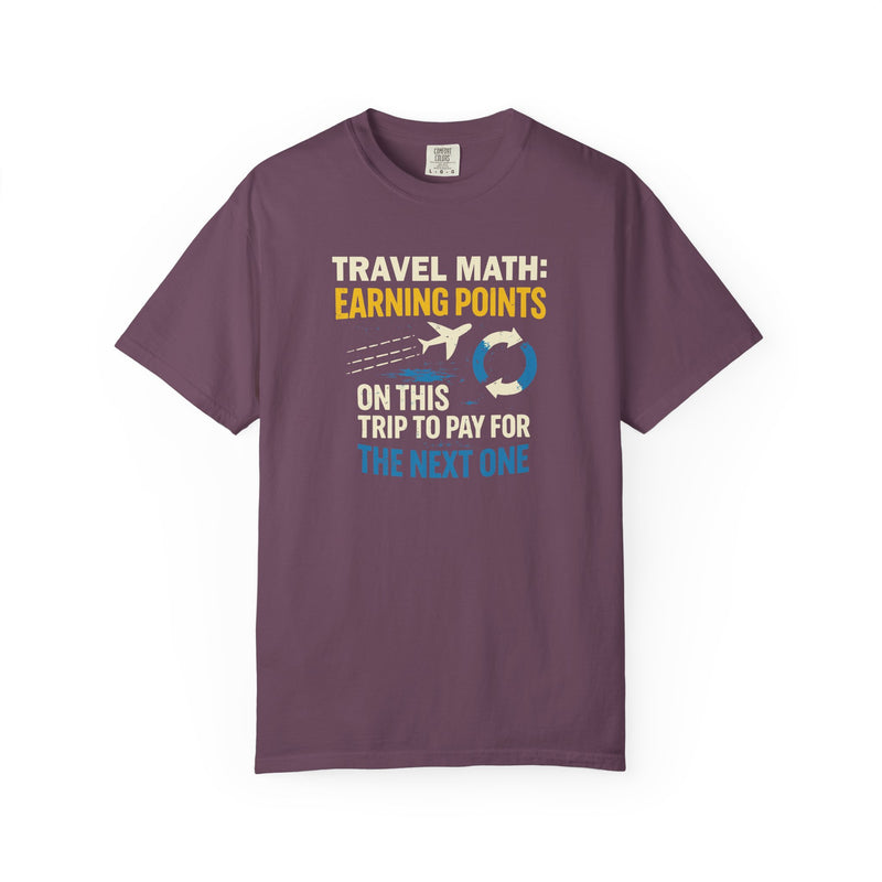 Load image into Gallery viewer, Travel Math Earning Points Credit Card Miles Travel T-shirt
