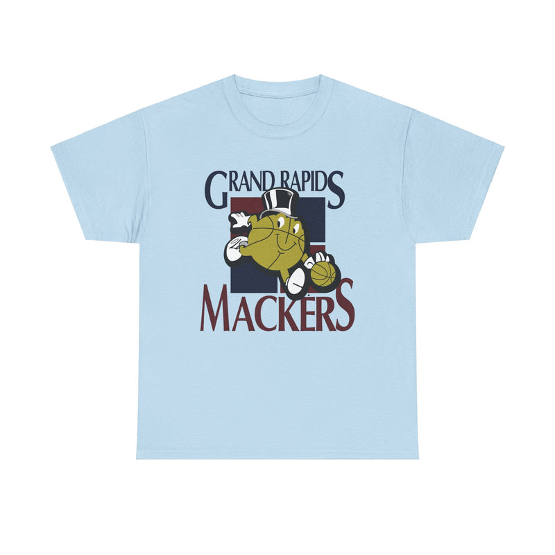 Load image into Gallery viewer, Grand Rapids Mackers Michigan CBA Basketball 1994-1996 T-shirt
