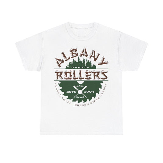 Albany Rollers Est 1904 Oregon Baseball T-shirt