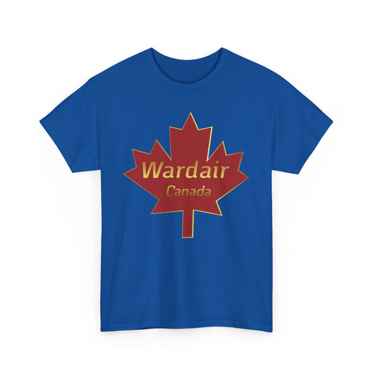 Wardair Canadian Maple Leaf Red Gold Charter Airline Vintage T-shirt