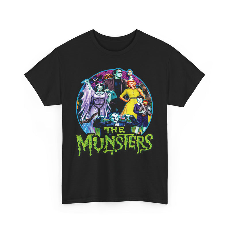 Load image into Gallery viewer, The Munsters 1964 Frankenstein Vampire Werewolf TV Show T-shirt
