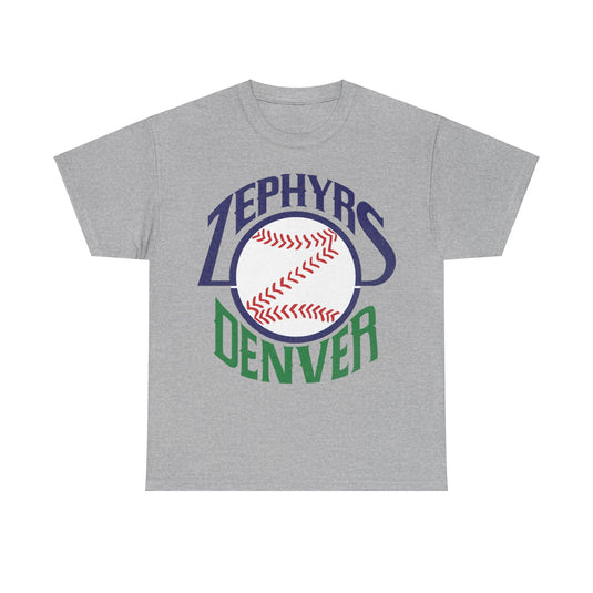 Denver Zephyrs Nostalgic Retro Baseball Team T-shirt