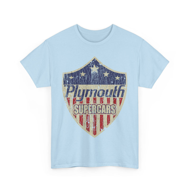 Load image into Gallery viewer, Plymouth Supercars Logo Nostalgic Car T-shirt
