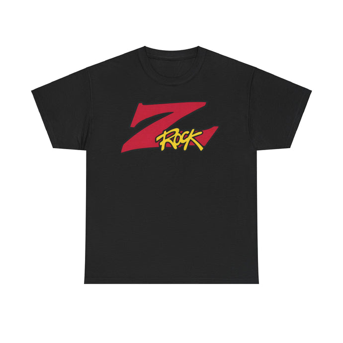 Z Rock 1986 Metal Radio Station Music Logo T-shirt