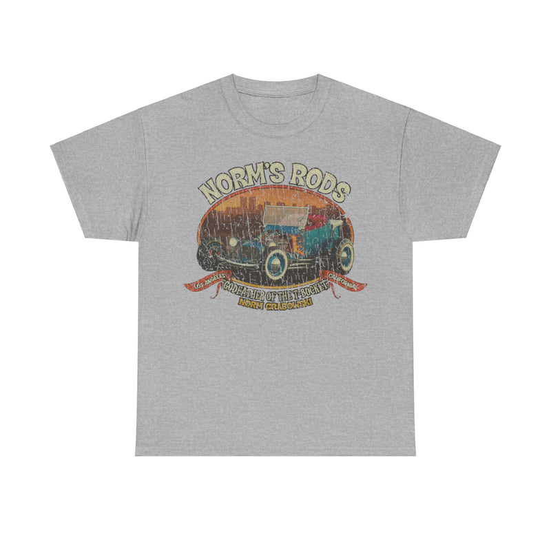 Load image into Gallery viewer, Norms Rods 1952 Car Distressed Print T-shirt
