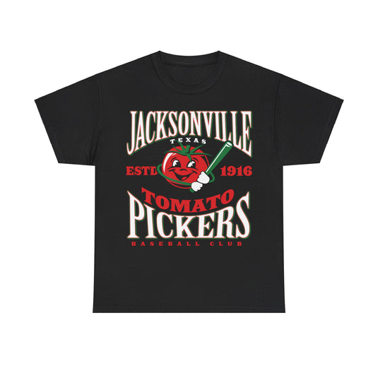 Jacksonville Tomato Pickers Est 1916 Texas Baseball T-shirt