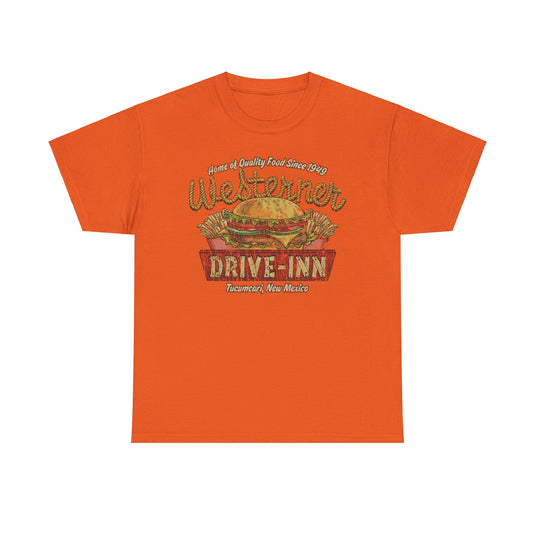 Westerner Drive-Inn 1949 Tucumcari New Mexico Diner Fast Food Restaurant T-shirt