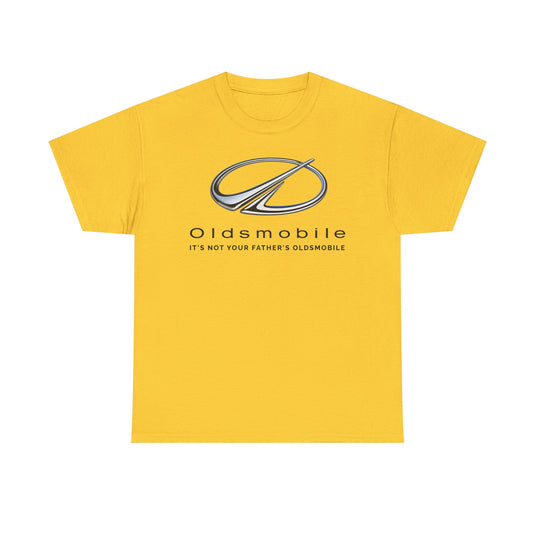 Oldsmobile It's Not Your Father's Oldsmobile Chrome Logo T-shirt