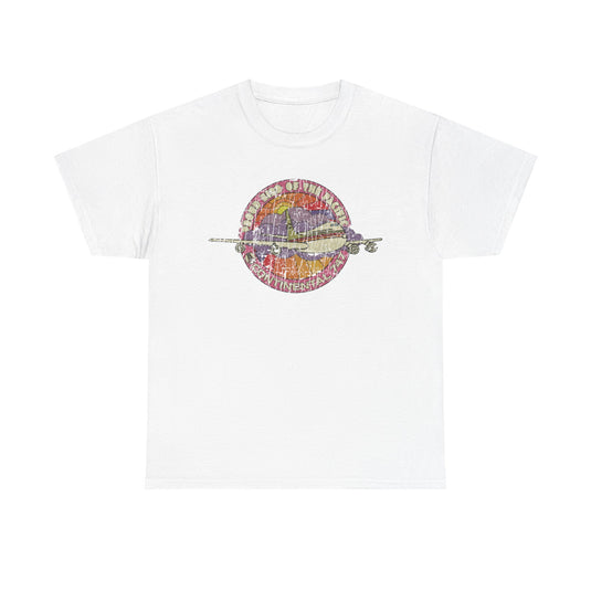 Continental Airlines 1971 Distressed Print T-shirt
