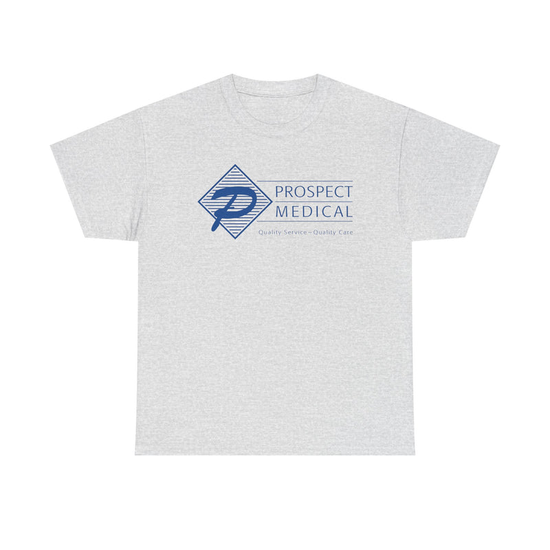 Load image into Gallery viewer, Prospect Medical T-Shirt Defunct Healthcare Company Bankrupt Logo Tee
