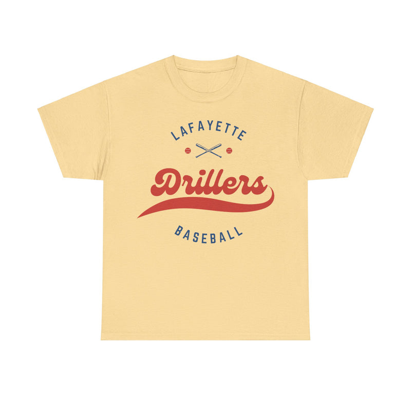 Load image into Gallery viewer, Lafayette Drillers Logo Louisiana Baseball Team T-shirt
