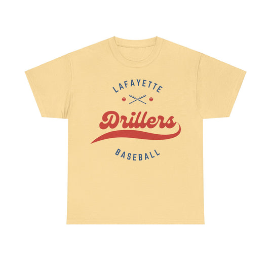 Lafayette Drillers Logo Louisiana Baseball Team T-shirt