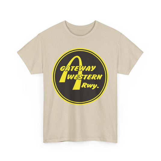 Gateway Western Railway Vintage Railroad Train Logo T-Shirt