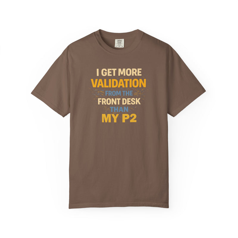 Load image into Gallery viewer, Hotel Front Desk Validation Credit Card Points Miles T-shirt
