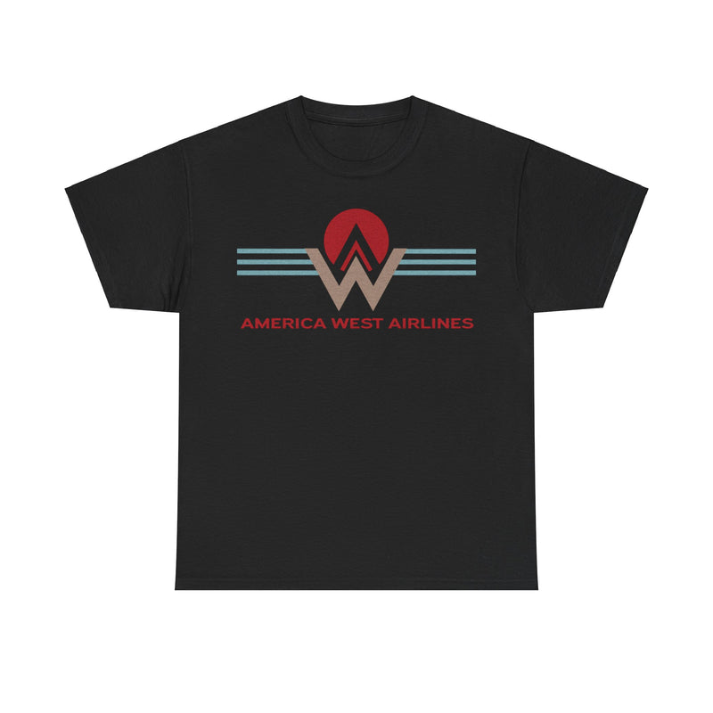 Load image into Gallery viewer, America West Airlines Logo Nostalgic Retro T-shirt
