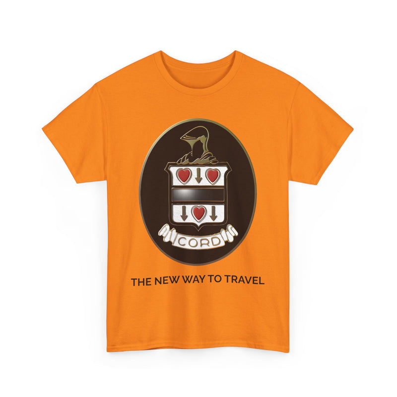 Load image into Gallery viewer, Classic Cord Automobile The New Way to Travel Logo T-shirt
