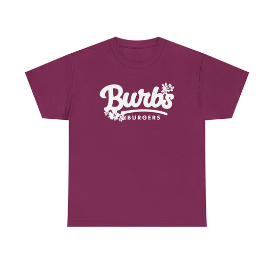 Burbs Burgers T-Shirt - Burger Restaurant Industry Defunct Logo Tee