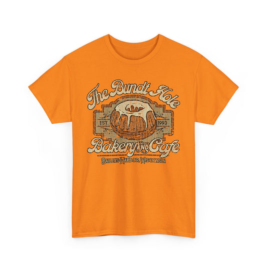 The Bundt Hole Bakery and Cafe 1993 Baileys Harbor Wisconsin Cake Shop T-shirt