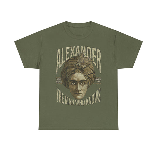 Alexander the Man Who Knows Mentalist T-shirt